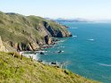 The Marin coastline